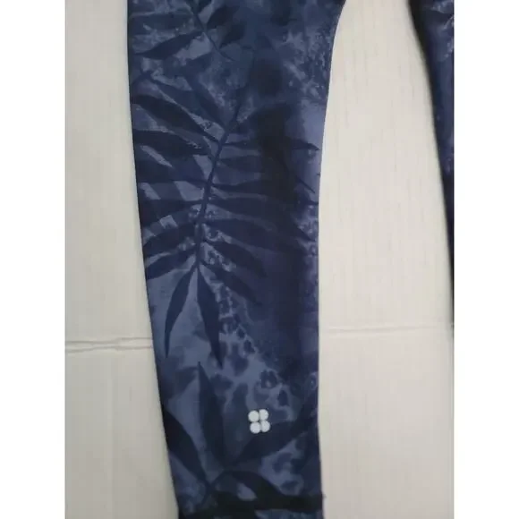 Sweaty Betty Leggings Womens SZ XS Side Pocket 7/8 Super Soft Printed - Picture 9 of 9